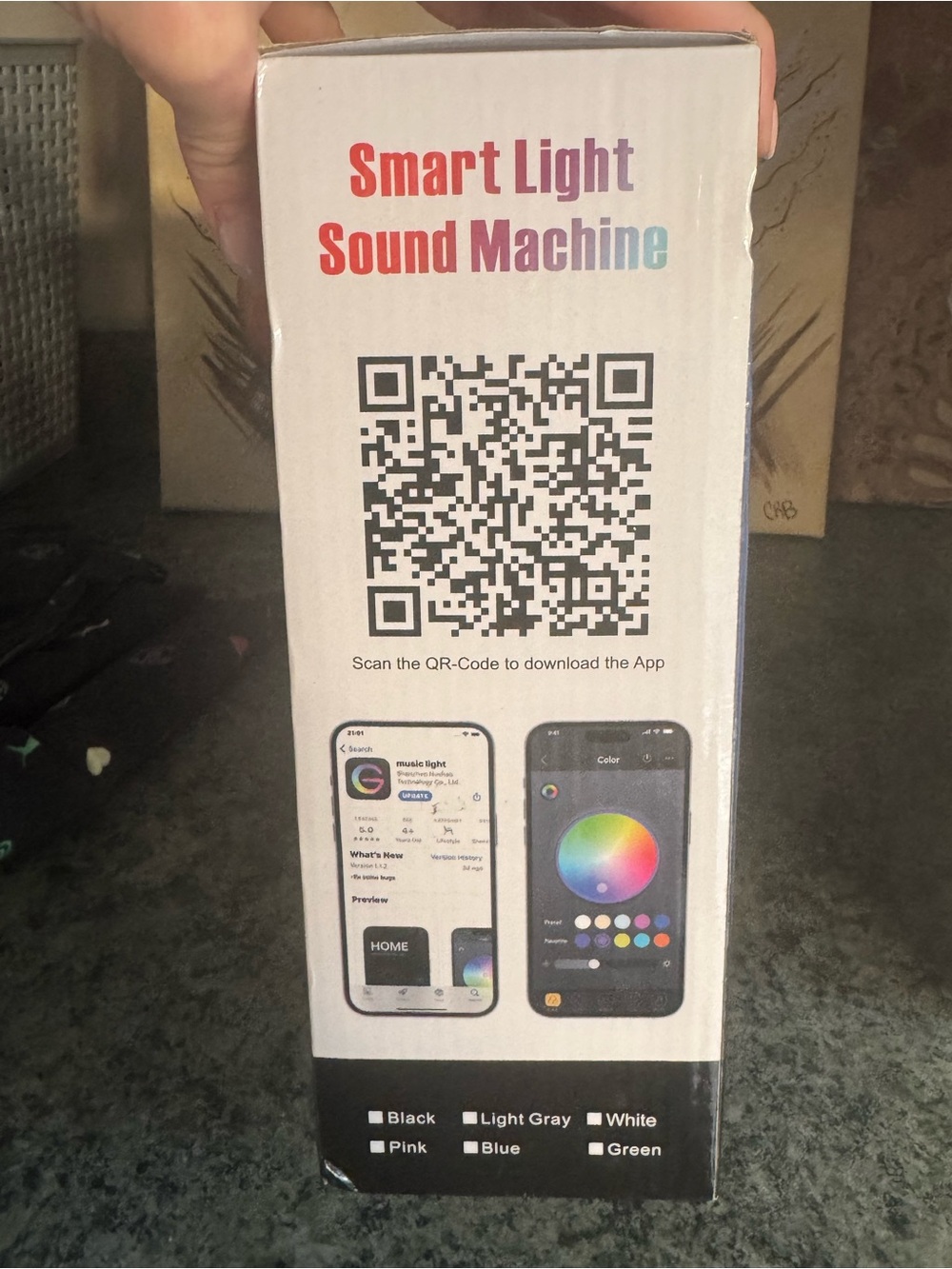 NIB Smart Light Sound Machine - White LED Ambient Clock - Picture 4 of 4